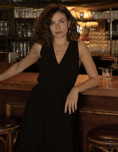 Load image into Gallery viewer, Callie Maxi Dress Crossover Pleated Skirt Lace