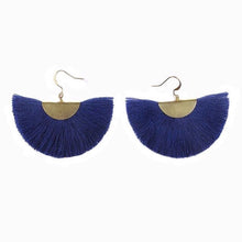 Load image into Gallery viewer, Half Moon Fan Earrings