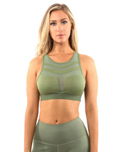 Load image into Gallery viewer, Huntington Sports Bra - Olive Green