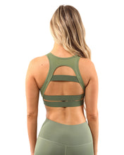 Load image into Gallery viewer, Huntington Sports Bra - Olive Green