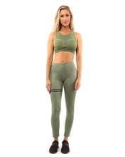 Load image into Gallery viewer, Huntington Sports Bra - Olive Green