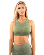 Huntington Sports Bra - Olive Green