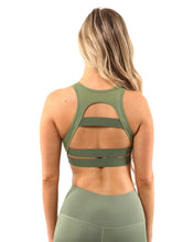 Load image into Gallery viewer, Huntington Sports Bra - Olive Green
