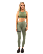 Load image into Gallery viewer, Huntington Sports Bra - Olive Green
